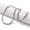 Non-Tarnish 304 Stainless Steel Box Chain Necklaces NJEW-R266-09C-P-2