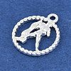 Twelve Constellations Alloy Pendants PALLOY-Q006-01E-S-2