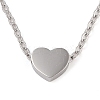 Non-Tarnish 304 Stainless Steel Pendant Necklaces NJEW-P001-10P-01-2