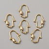 Palm Alloy Screw Carabiner Lock Charms FIND-WH0111-371G-2
