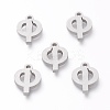 304 Stainless Steel Pendants STAS-A045-22P-1