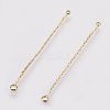 Brass Chain Links connectors X-KK-R058-151G-2