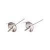 Non-Tarnish 316 Surgical Stainless Steel Stud Earring Setting STAS-S117-023D-1