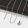 Tarnish Resistant 304 Stainless Steel Necklaces NJEW-F027-40-1mm-2