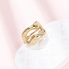 304 Stainless Steel Cuff Rings RJEW-P177-01I-G-2