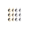 12Pcs 2 Colors Fashion 304 Stainless Steel Enamel Charms STAS-UN0035-98-8