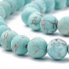 Natural Green Turquoise Beads Strands X-G-T106-185-2