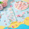 70Pcs 14 Styles Opaque & Trasnaprent Resin Cabochons RESI-TA0004-77-8