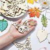 DIY Spring and Summer Theme Wood Pendants Decoration Making Kit DIY-CJ0002-62-4