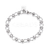 Brass Chain Bracelets BJEW-N032-03P-2