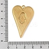 304 Stainless Steel Enamel Pendants STAS-E520-03B-G-3