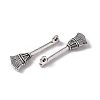 Tibetan Style Zinc Alloy Broom Pendants TIBEP-R334-317AS-RS-3