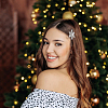 12Pcs 6 Styles Christmas Alligator Hair Clips PHAR-FH0001-07-5