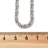 Tarnish Resistant 304 Stainless Steel Lumachina Chain Necklaces NJEW-P226-08P-01-2