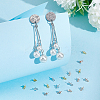30Pcs 3 Colors 925 Sterling Silver Peg Bails STER-GA0001-13-4