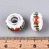 Opaque Resin European Beads RPDL-T004-01F-3