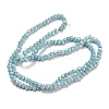 Opaque Baking Paint Glass Beads Strands DGLA-F002-03C-3
