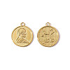 304 Stainless Steel Pendants STAS-OY008-39G-1