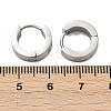 304 Stainless Steel Polishing Effect Hoop Earrings EJEW-M001-40C-P-5