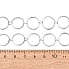 304 Stainless Steel 14MM Ring Link Chain Necklaces NJEW-P343-01D-P-5
