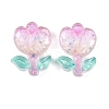 Transparent Epoxy Resin Flower Decoden Cabochons CRES-M034-01A-1