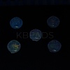 UV Plating Luminous Transparent Acrylic Beads OACR-P010-05D-2