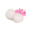 AB Color Alloy & Resin Beaded Pendants RE-CBA4A70-02A-2