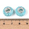 Opaque Resin European Beads RESI-T057-29E-3