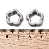 Flower Hollow Glazed Porcelain Bead Frame PORC-A034-09I-3