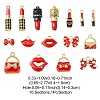16Pcs 16 Style Alloy Enamel Pendants ENAM-YW0003-26-2