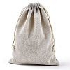 Cotton Packing Pouches Drawstring Bags ABAG-R011-17x23-1