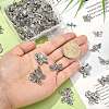 120Pcs 12 Styles Tibetan Style Alloy Charms TIBEP-CJ0001-99-4