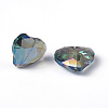 Rainbow Plated Glass Beads X-EGLA-E004-11-3