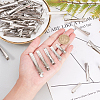 Iron Alligator Hair Clip Findings IFIN-PH0024-38P-6