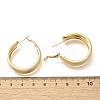 Brass Ring Hoop Earrings for Women LS-EJEW-A121-17A-G-3
