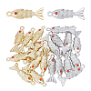 20Pcs 2 Colors Alloy Pendants FIND-ME0002-67-1