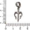 Viking 316 Surgical Stainless Steel European Dangle Charms SA-CBA7555-08AS-3