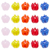 20Pcs 5 Colors Handmade Lampwork Beads LAMP-OC0001-29-1