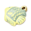 304 Stainless Steel Pendants STAS-Z168-01G-17-2