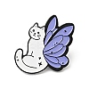 Cartoon Cat Enamel Pin JEWB-J005-06B-EB-1