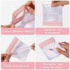 10Pcs Rectangle EVA Resealable Packaging Bags ABAG-TA0001-28C-4
