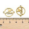 Ion Plating(IP) 201 Stainless Steel Connector Charms STAS-A090-21G-3