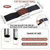 20 Sets Felt Furniture Pads with Hook and Loop Fasteners for Sled Chair FIND-BC0003-12-2