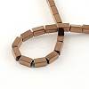 Electroplate Non-magnetic Synthetic Hematite Bead Strands G-S203-11C-2