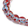 Handmade Lamword Beads Strands LAMP-P069-01A-05-2