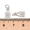 Brass Micro Pave Cubic Zirconia Pendants KK-B167-18P-3