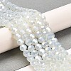Imitation Jade Glass Beads Stands EGLA-A035-J6mm-B06-2