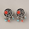 Tibetan Style Alloy European Dangle Charms FIND-TAC0001-63-2