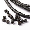 Natural Coconut Column Bead Strands COCB-O001-08-2