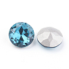 Pointed Back & Back Plated K9 Glass Rhinestone Cabochons RGLA-J012-10mm-379-3